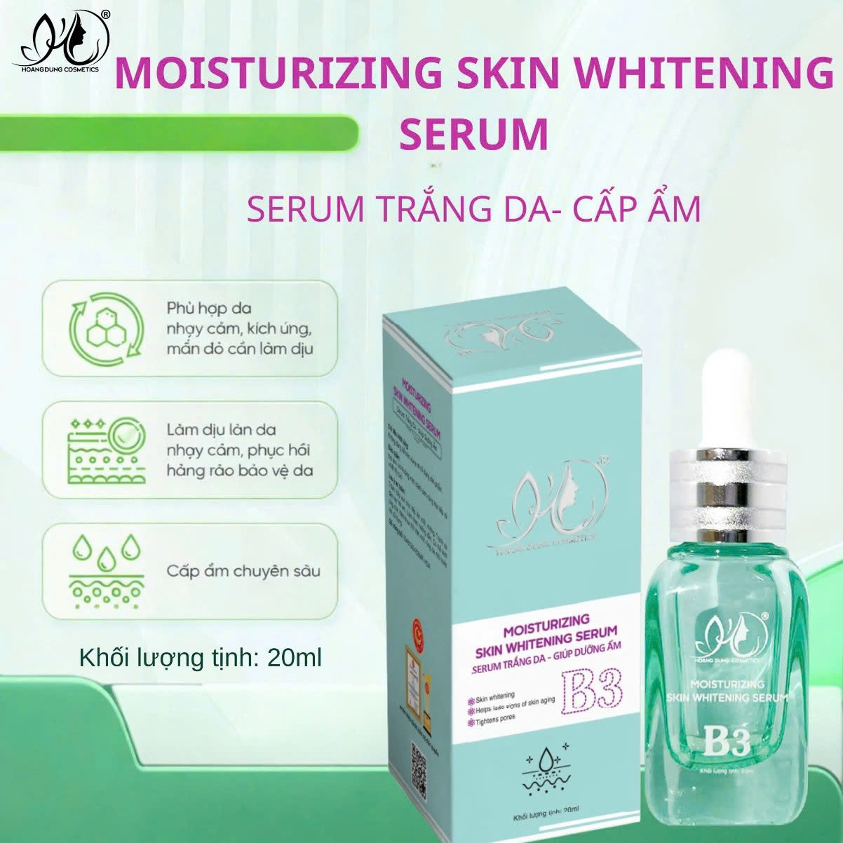 MOISTURIZING SKIN WHITENING SERUM B3